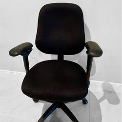 ErgoGenesis BodyBilt Big & Tall Model J2509 High-Back Black Office Stretch Task Chair  