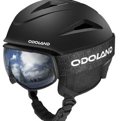 New M Helmet & Goggle Set Black