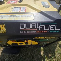 Champion Dual Fuel generator