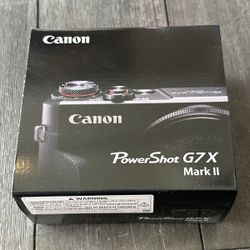 Canon PowerShot G7 X Mark II 20.1MP Point & Shoot Digital Camera Black