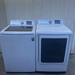 SAMSUNG  WASHER. AND. DRYER. SET. 