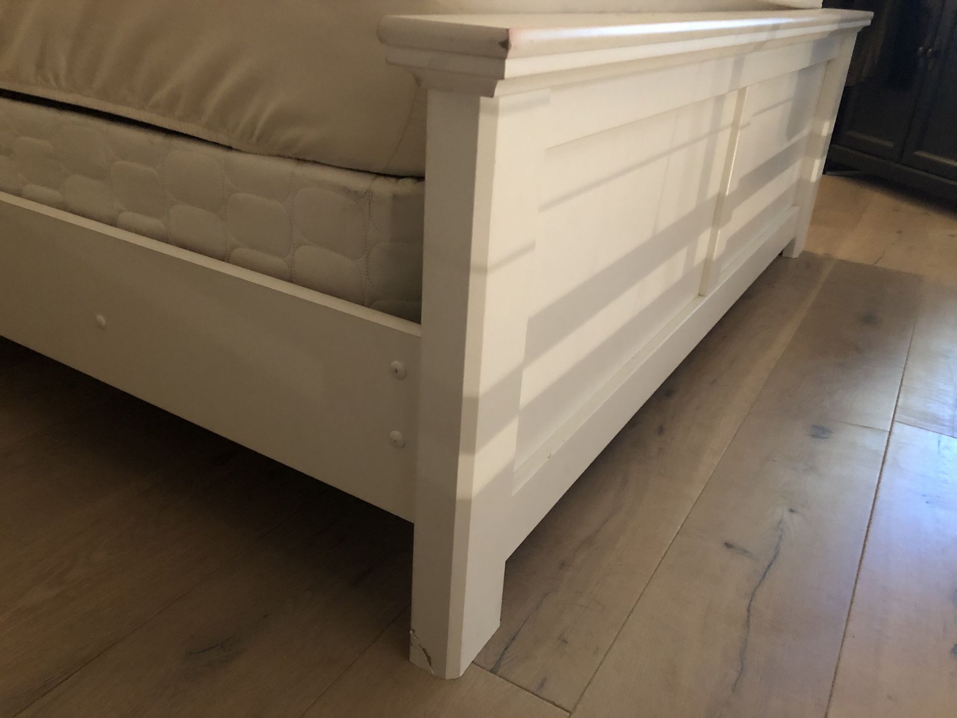 Bed frame and box spring