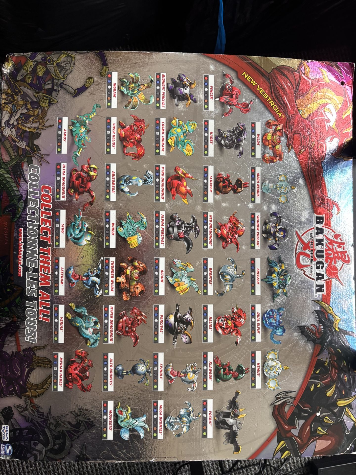 Bakugan: New Vestroia collectible poster