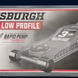 Pittsburgh Three Ton Low Profile Car Jack 