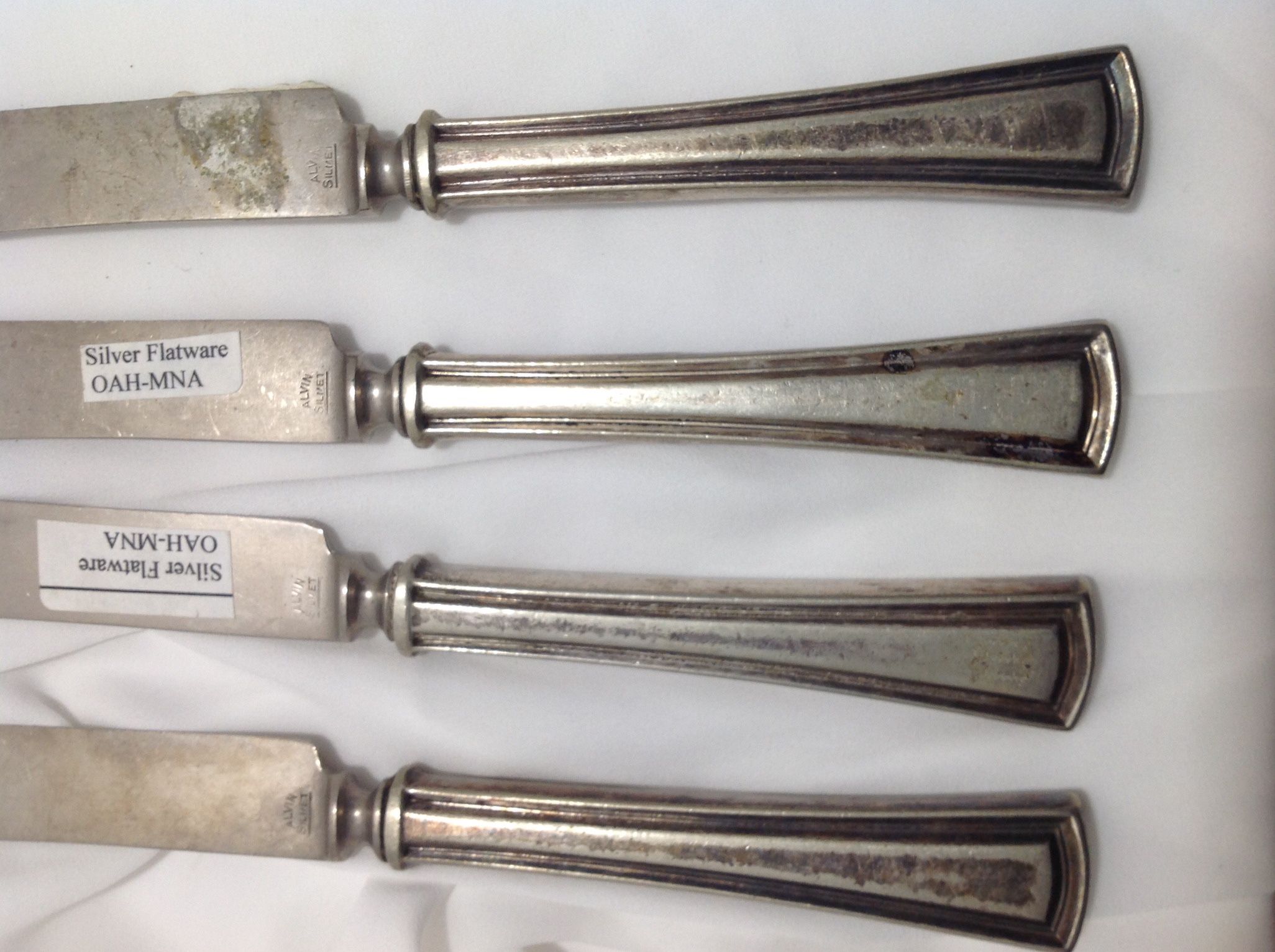 1148 George Washington 1913 Knives Set Of 4 Alvin Silmet Silverplated