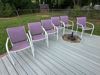 (6) Patio Chairs