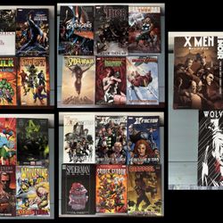 Marvel Comic Books TBP Graphic Novels Hulk XMen Wolverine Punisher etc $10 each