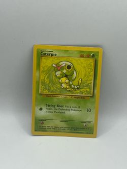 Pokemon Base Set Caterpie Card #45