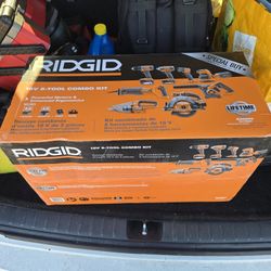 Ridgid 18v 8 Tool Combo Kit (NEW In Box)p