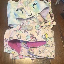 Pool Bath Beach Robe Girls 5/6