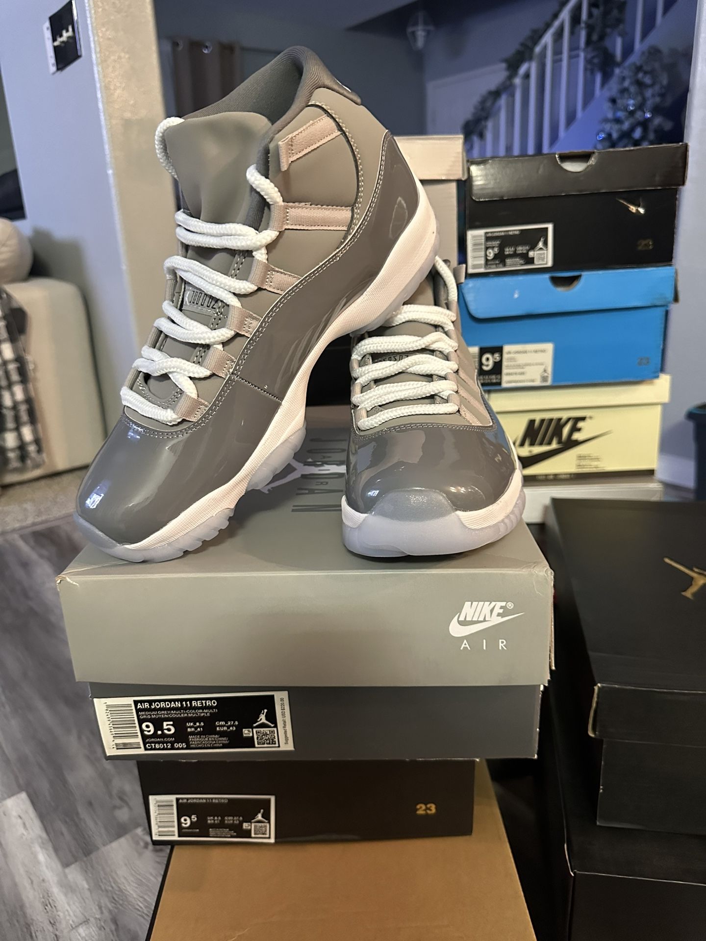 Retro Cool Gray Air Jordan 11 Gris Jordan 11 Retro Cool Gray Men