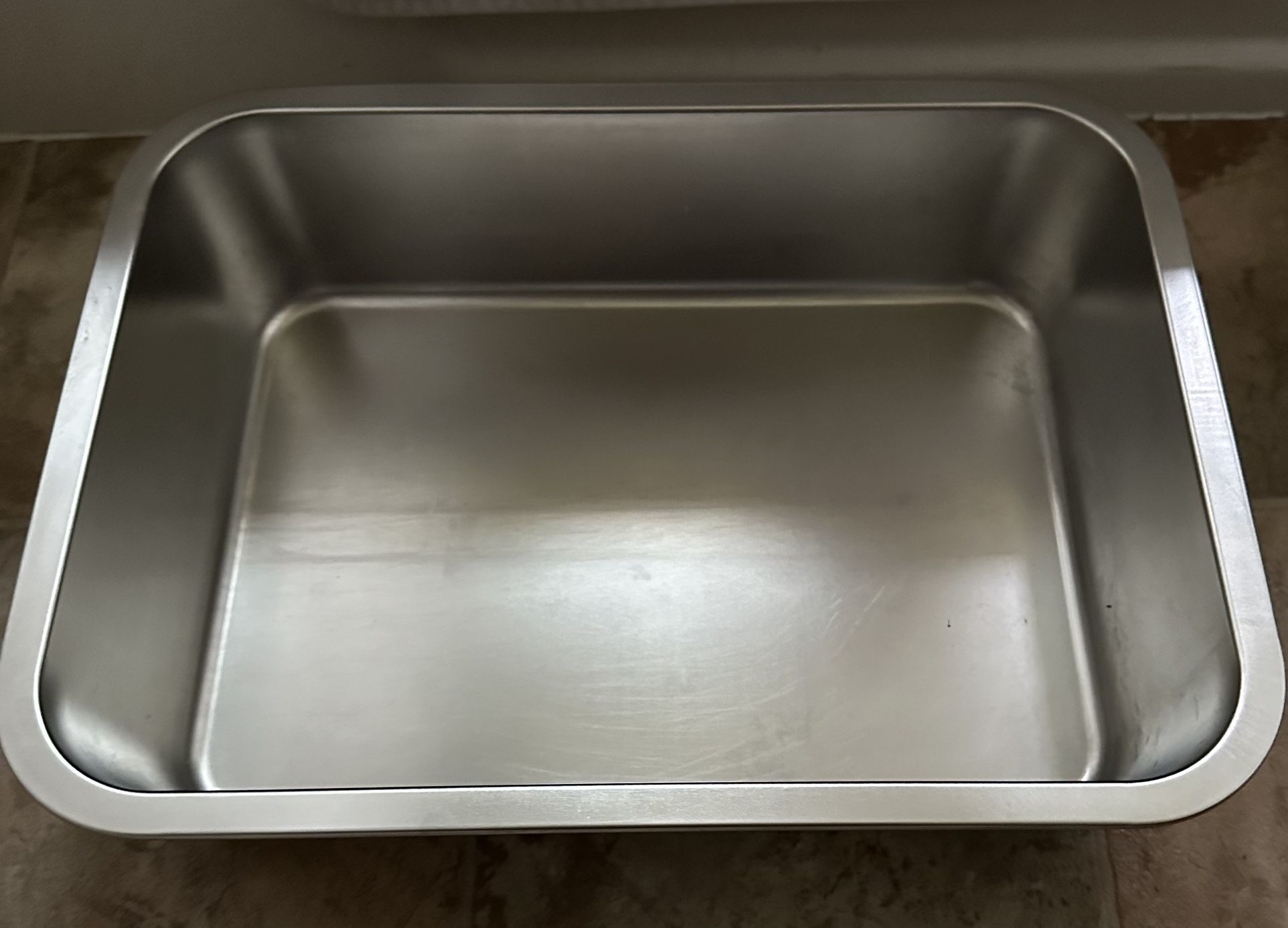 Stainless Steel Small Cat Litter Box