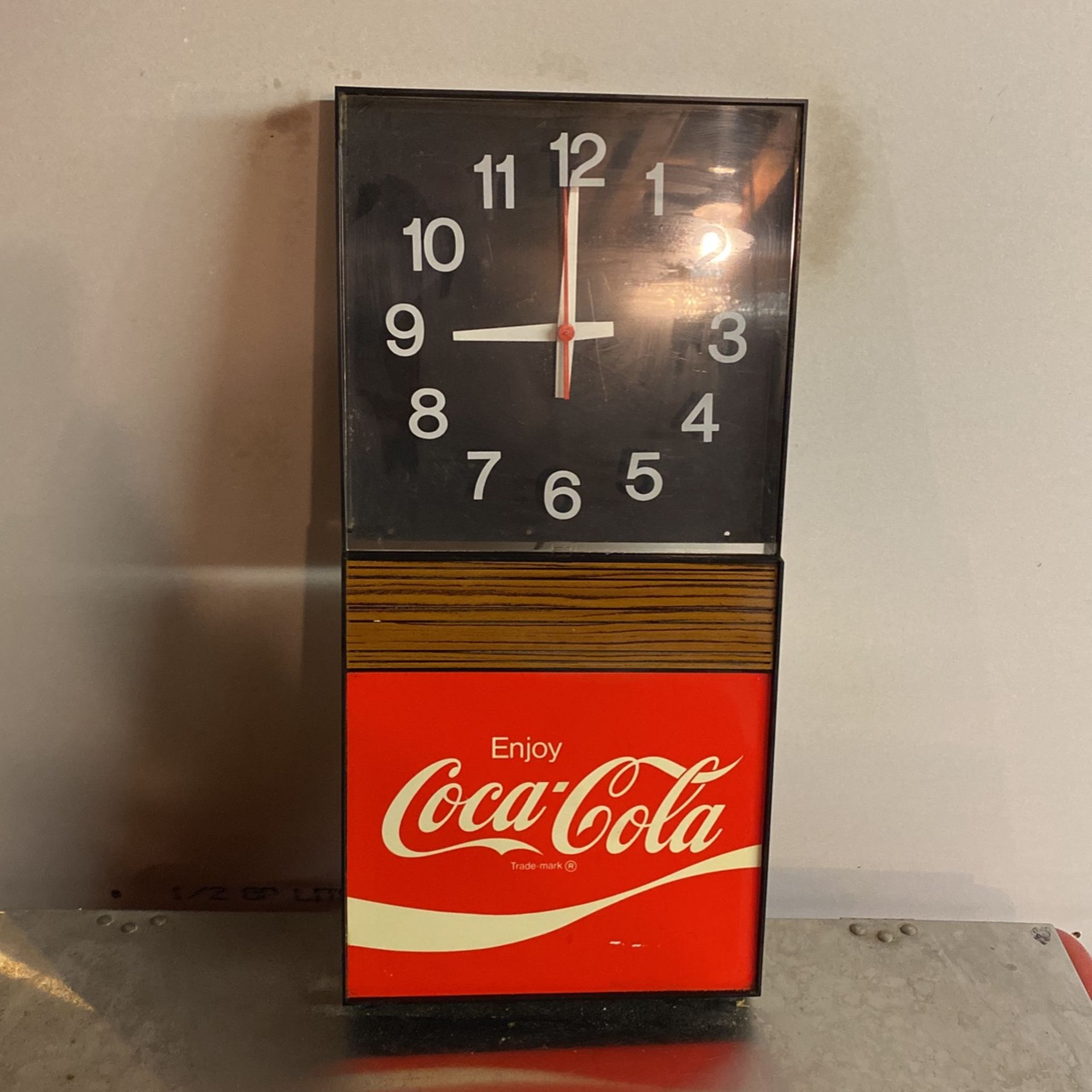 Vintage Coca Cola Clock Bowling Alley Find