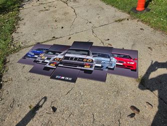 BMW M3 Multi-Panel Wall Art Set.. the price is firm