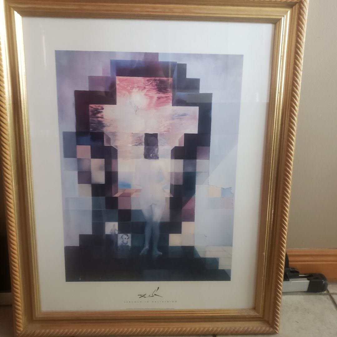Lincoln in Dalivision - Salvador Dali Print