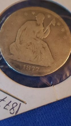 1877 Half Dollar Silver Original
