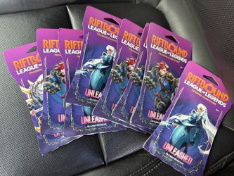 Riftbound League of Legends Unleashed Booster Packs x8