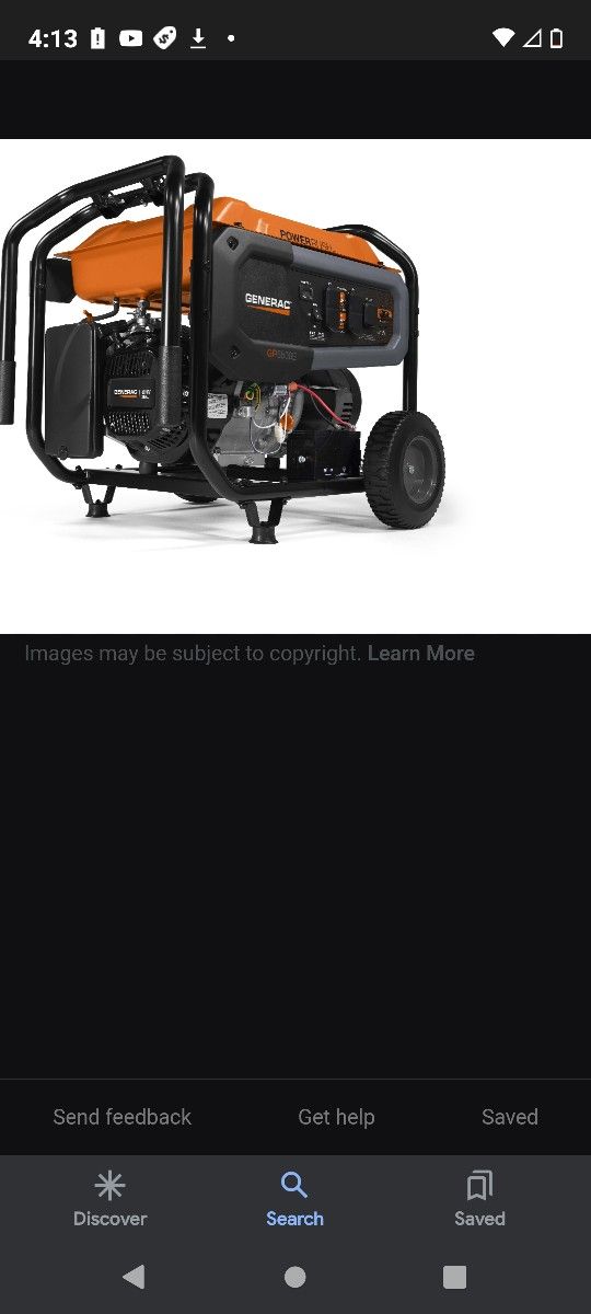 Generac Generator 6500