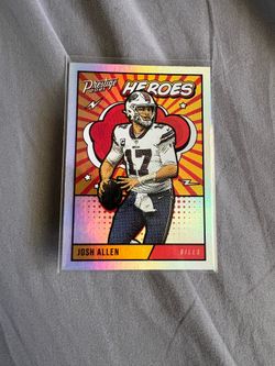Josh Allen Heroes Football Card Excellent Condition