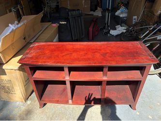 Tv stand banquet shelf