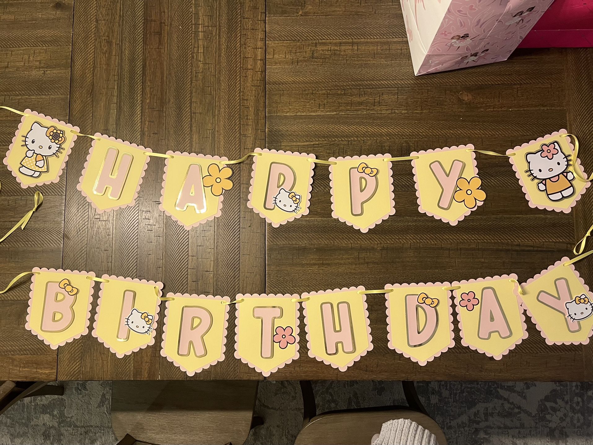 Hello Kitty Birthday Sign