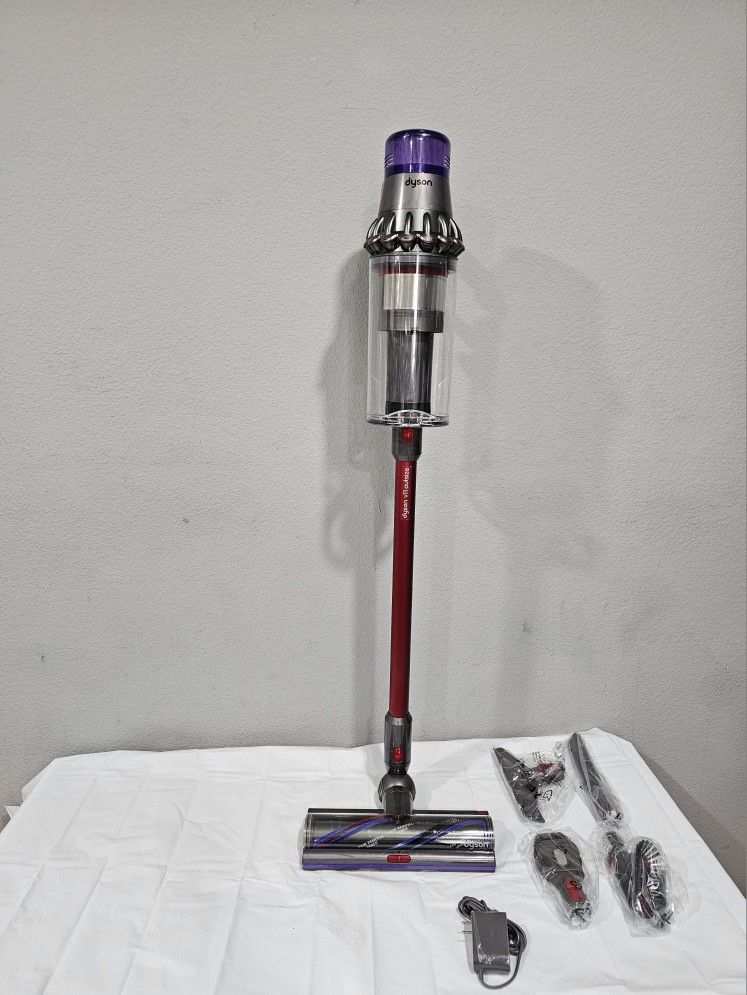 outsize cordless vacuum stick cleaner red vanes lcd display (o7)