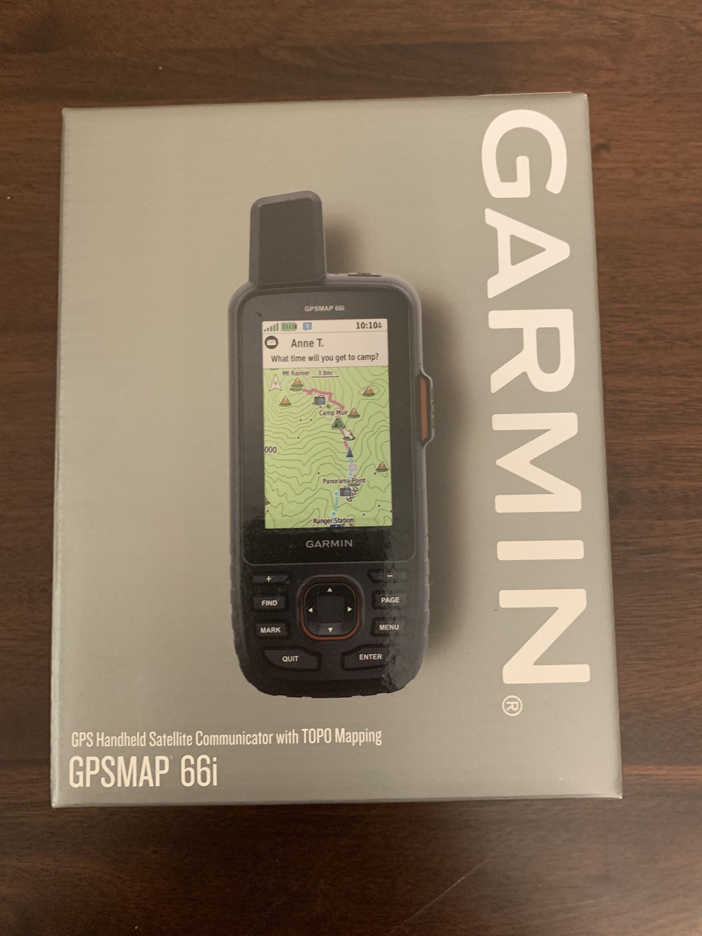 Brand New Garmin GPSMAP 66i GPS Handheld and Satellite Communicator, Black,  
