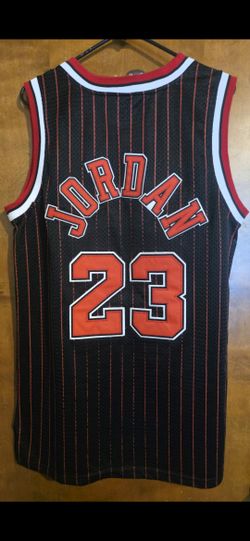 vintage Nike Michael Jordan Chicago Bulls #23 "Flight 8403" alternate basketball jersey.