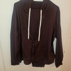 Women's XL 2piece Jogger - Burgundy color