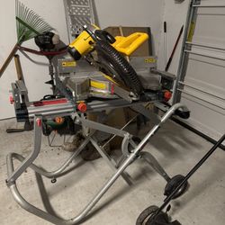Dewalt Miter Saw W/ Gravity Rise Table