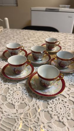 6 coffe cups set