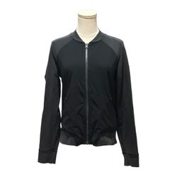 Lululemon Women’s Black Full Zip Faded Black Jacket Size 8 Stretch Casual