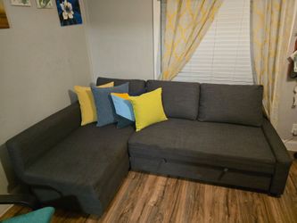 **Moving Sale** Sleeper sectional sofa, 3 seat w/storage