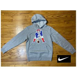Nike NFL Throwback Logo Hoodie-New England Patriots Men’s Sz S New No Tags! 