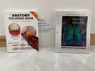 Human Anatomy 9th Edition Loose-leaf Textbook, Mastering A&P Access Code, and Anatomy Coloring Book