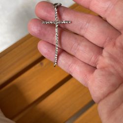 Crystal Cross Pendant 