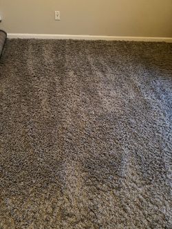 10’ x 13’ Gray Shag Area Rug – $100
