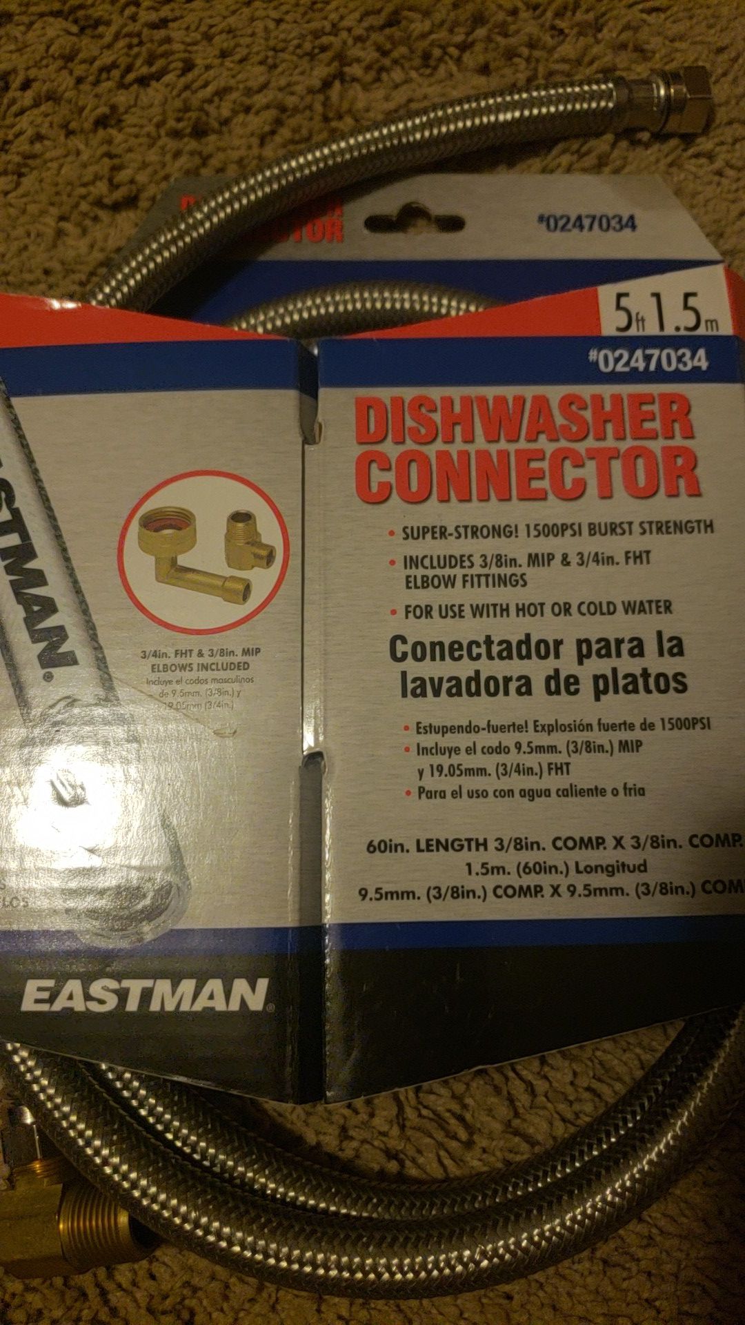 Dishwasher connector