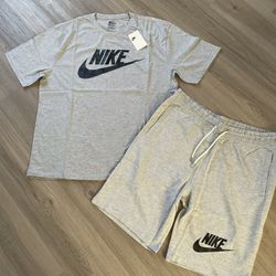 Nike Shorts Set - GREY - 3XL