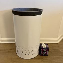 Brabantia White Metal Hamper