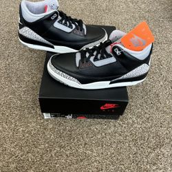 Air Jordan 3 Retro Black Cement Size 9.5