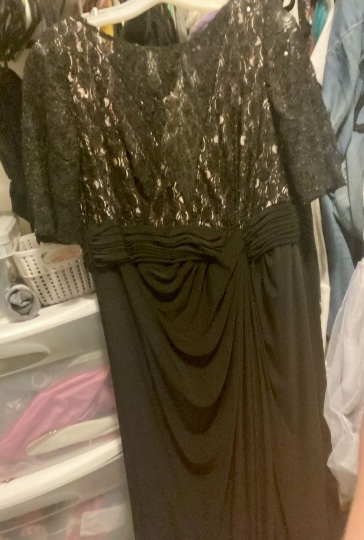 Black Wedding Dress Size 16