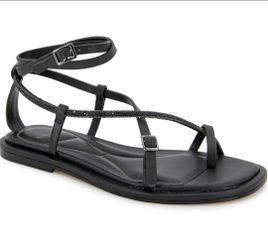 Kenneth Cole Size 7 Black Leather  New York Women's Paros Jewel