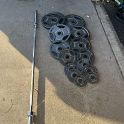 Olympic Weights And Barbell