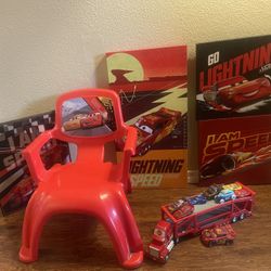 Lightning McQueen Cars Toys Chair Wall Decor 