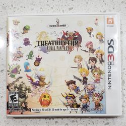 Theatrhythm Final Fantasy Nintendo 3ds game case