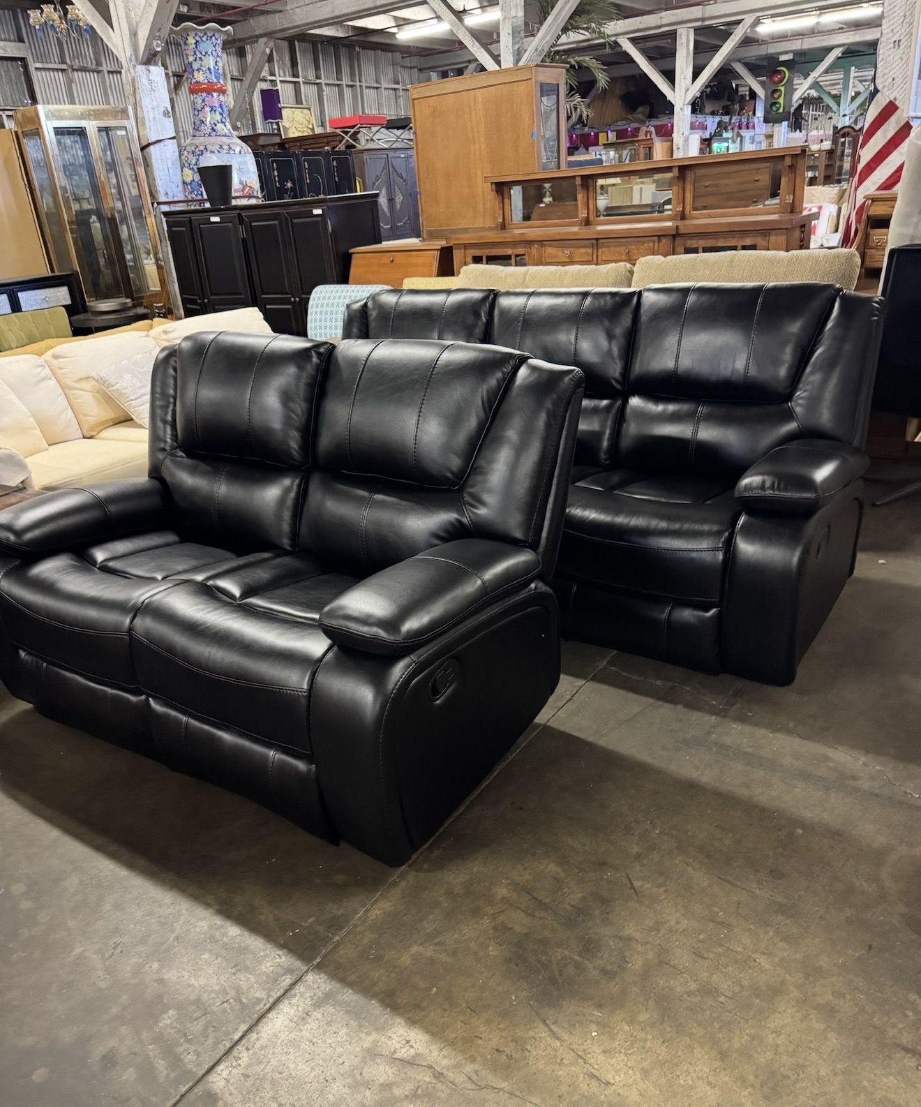 Brand New Double Reclining Sofa and Loveseat Combo Couch