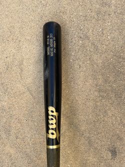 2015 Mat-Su Miners Team Issued Wood Baseball Bat - BWP Pro Maple 33" JT110 (#16)