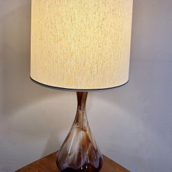 MCM large drip Glaze Table Lamp