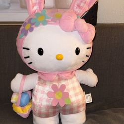 Hello Kitty, Easter Door Stepper In Excellent Condition